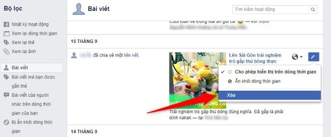 Cách xóa hàng loạt bài viết không mong muốn trên Facebook chỉ với một cú nhấp chuột - Ảnh 3.