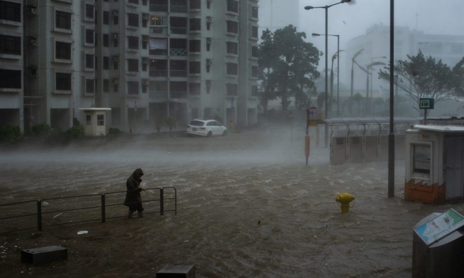 Những hình ảnh ghi lại sự ác liệt của Mangkhut - siêu bão mạnh nhất thế giới trong năm nay - Ảnh 16.