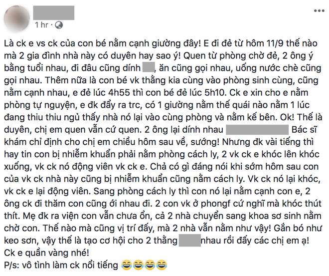 Hình ảnh 2 ông chồng chẳng hề quen biết mà trở nên thân thiết, nằm gối lên tay nhau khi đưa vợ đi đẻ khiến dân mạng bật cười - Ảnh 1.