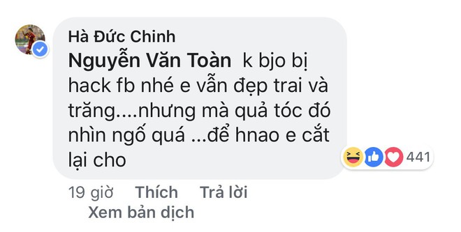 Văn Toàn đổi màu tóc mới, fan chưa kịp khen thì đã phải chú ý đến loạt bình luận từ dàn cầu thủ trẻ phía dưới - Ảnh 5.