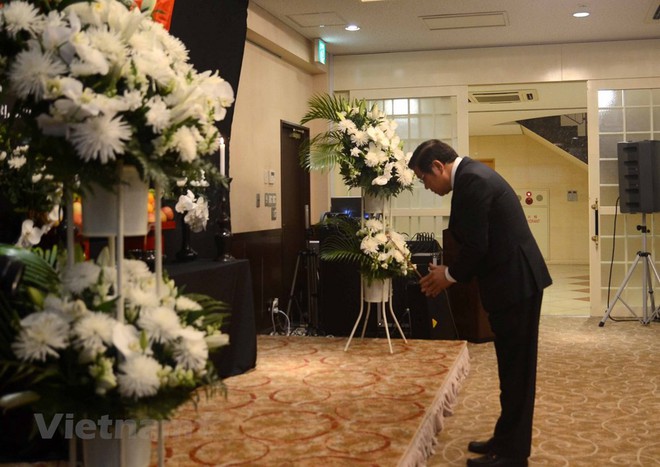 Hình ảnh Lễ viếng Chủ tịch nước Trần Đại Quang tại Nhật Bản - Ảnh 10.
