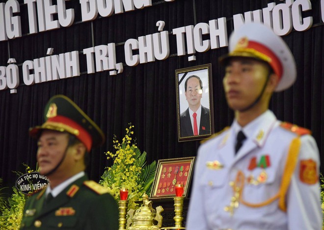 Lễ viếng Chủ tịch nước Trần Đại Quang - Ảnh 1.