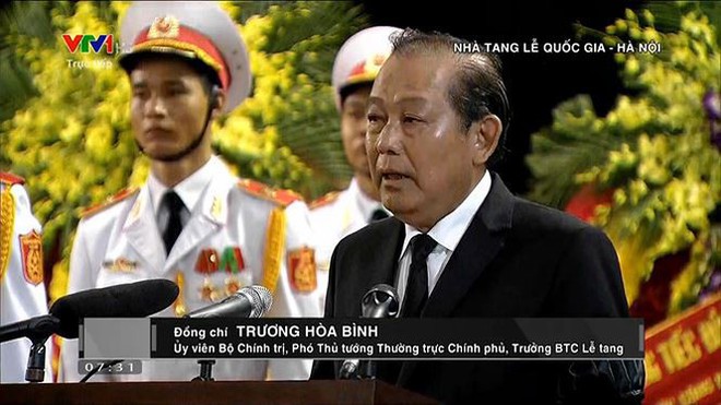 Lễ truy điệu Chủ tịch nước Trần Đại Quang - Ảnh 1.