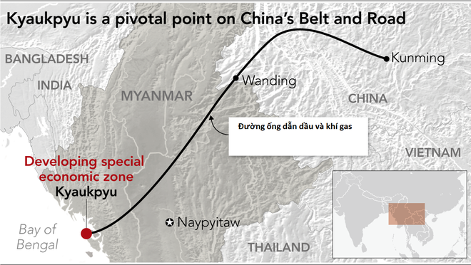 Nhìn gương Sri Lanka, Myanmar vội giảm dự án do Trung Quốc đầu tư để tránh nợ - Ảnh 1.