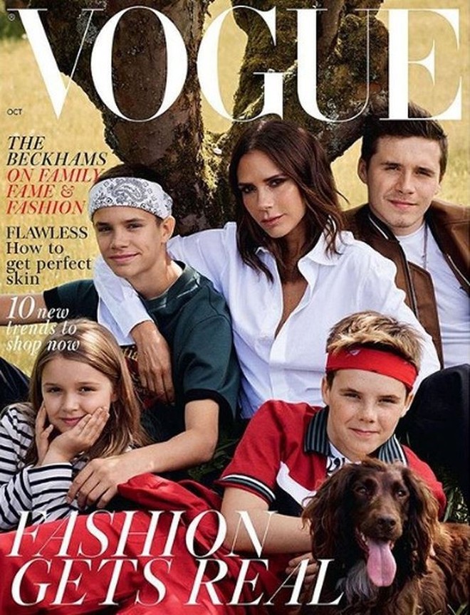 Ảnh đẹp hiếm hoi của gia đình nhà Becks lần đầu trên Vogue - Ảnh 2.