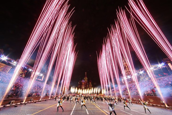 Hoành tráng Festival quân nhạc quốc tế tại Quảng trường Đỏ của Nga - Ảnh 15.