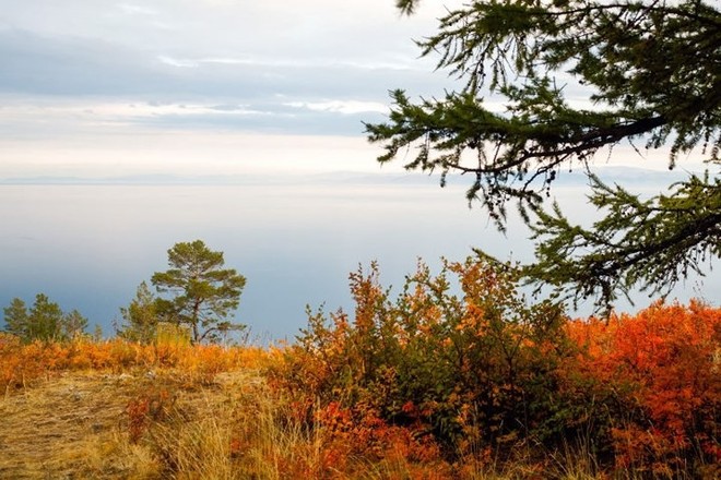 Ảnh: Vẻ đẹp mát lạnh, trong vắt của hồ Baikal ở Siberia (Nga) - Ảnh 4.