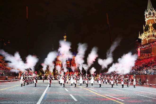 Hoành tráng Festival quân nhạc quốc tế tại Quảng trường Đỏ của Nga - Ảnh 7.