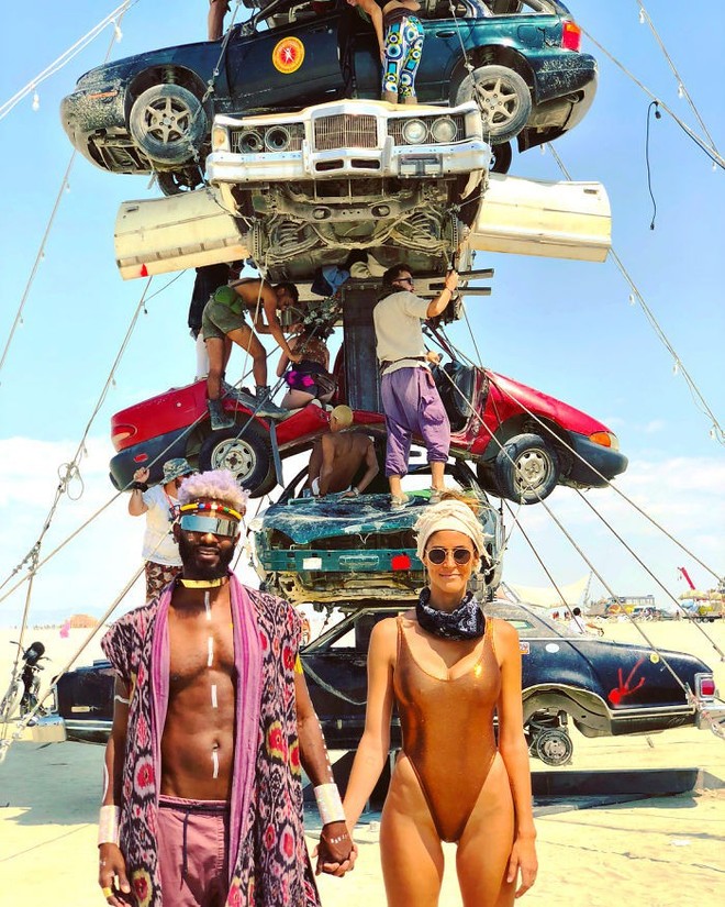 Chùm ảnh: Lễ hội hoang dại Burning Man 2018 sẽ khiến bạn ngỡ như đang lạc vào một bộ phim khoa học viễn tưởng - Ảnh 8.