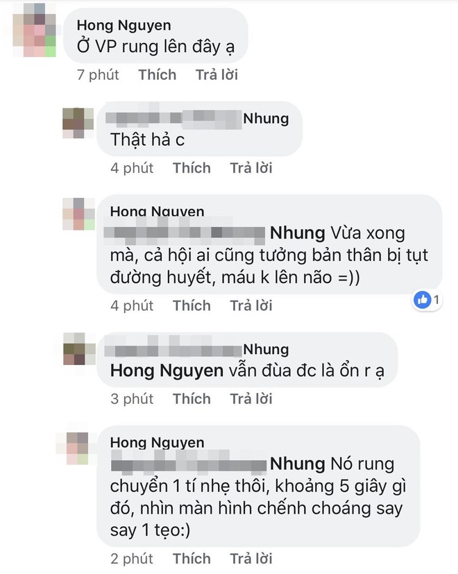 Dân mạng đua nhau đăng status than bị chao đảo vì động đất ở Hà Nội - Ảnh 1.