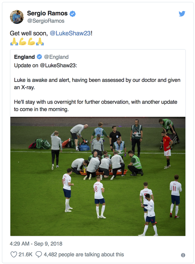 Luke Shaw bất tỉnh sau chấn thương hi hữu, Mourinho lo sốt vó - Ảnh 7.