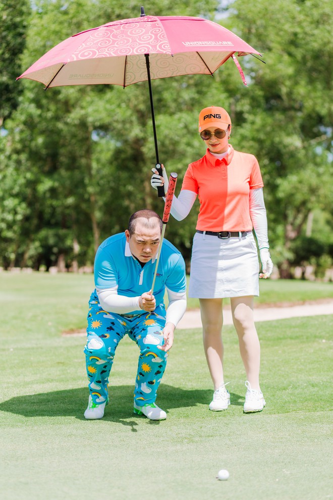 Loạt sao Việt nổi tiếng tham gia chơi golf để làm từ thiện - Ảnh 13.