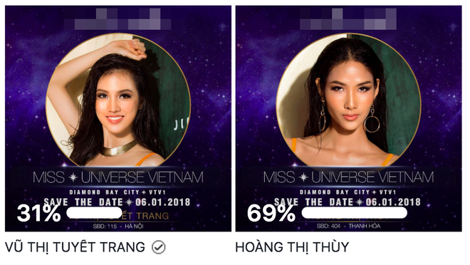 Với 69% bình chọn, Hoàng Thùy chiến thắng áp đảo giành được giải thưởng Best Face trước thềm chung kết HHHV 2017 - Ảnh 1.
