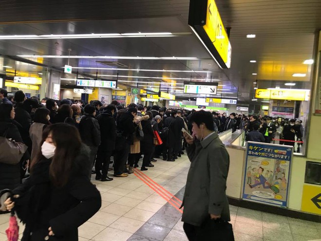 Những hình ảnh rùng mình trong bão tuyết kỷ lục tại Tokyo: Hàng trăm chuyến bay bị hủy, xe đạp đóng băng ngoài trời - Ảnh 12.