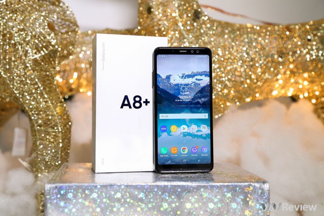 Mở hộp và trên tay Samsung Galaxy A8+ (2018): Mở khóa khuôn mặt, selfie xóa phông - Ảnh 19.