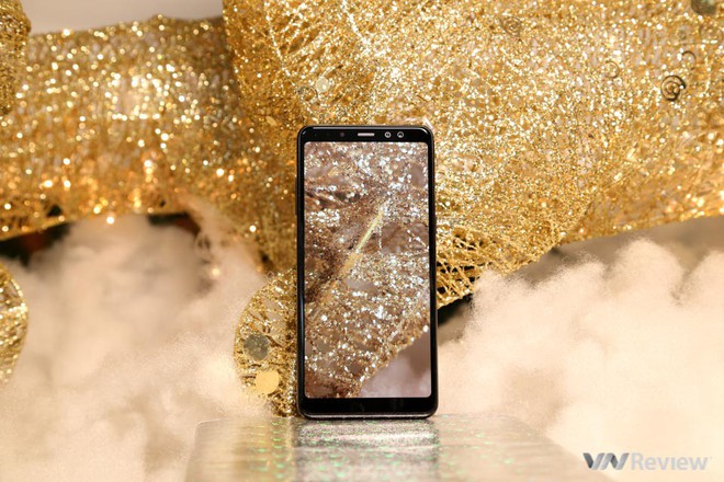 Mở hộp và trên tay Samsung Galaxy A8+ (2018): Mở khóa khuôn mặt, selfie xóa phông - Ảnh 25.