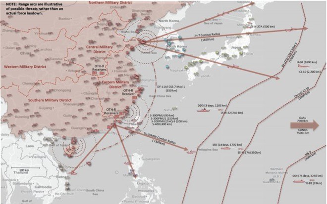 Nếu Trung Quốc bắn cùng lúc 600 quả đạn, nhóm tàu sân bay Mỹ có đỡ nổi không? - Ảnh 1.