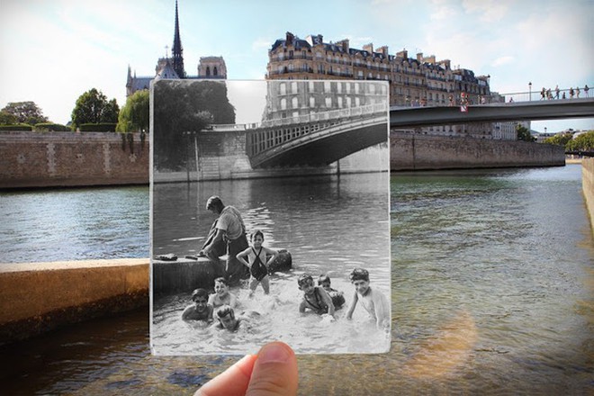 Những bức ảnh “xuyên thời gian” tái hiện Paris xưa và nay đầy sáng tạo - Ảnh 14.