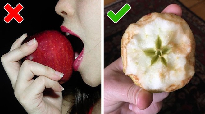 Sự thật: Hóa ra bấy lâu nay chúng ta đều ăn táo “sai cách” - Ảnh 1.