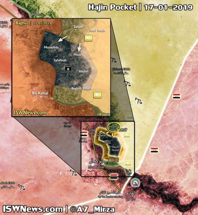 Lực lượng Dân chủ Syria chiếm thị trấn cuối cùng ở Deir Ezzor, IS sụp đổ - Ảnh 1.