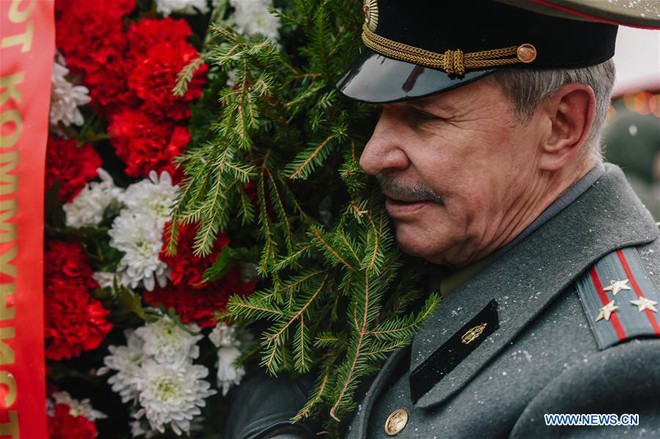 Ảnh: Kỷ niệm 95 năm ngày mất Vladimir Lenin tại Matxcơva - Ảnh 2.