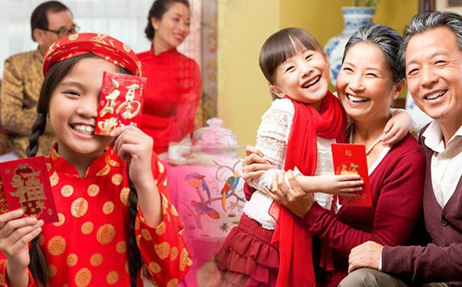Tặng bao lì xì và nhận bao lì xì