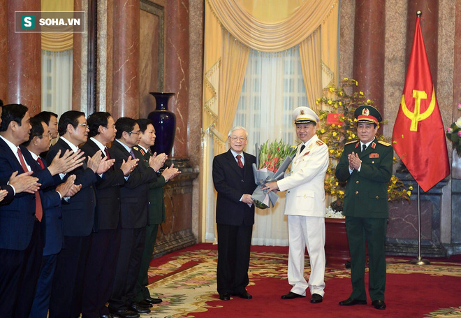 Phong quân hàm Đại tướng cho Bộ trưởng Tô Lâm và Chủ nhiệm Tổng cục chính trị Lương Cường - Ảnh 2.