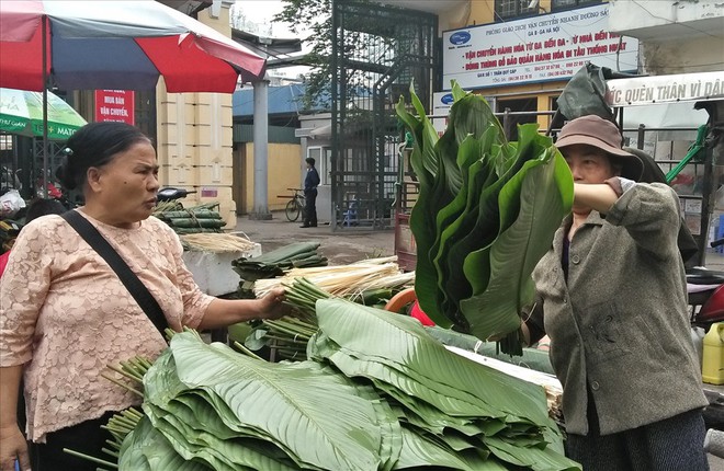 Cận Tết, chợ lá dong lâu đời nhất Hà Nội buồn vì vắng khách - Ảnh 3.