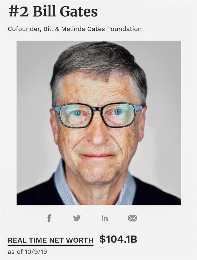 Chia 10 USD cho mỗi người trên trái đất, Bill Gates vẫn thừa 30 tỉ USD - Ảnh 1.