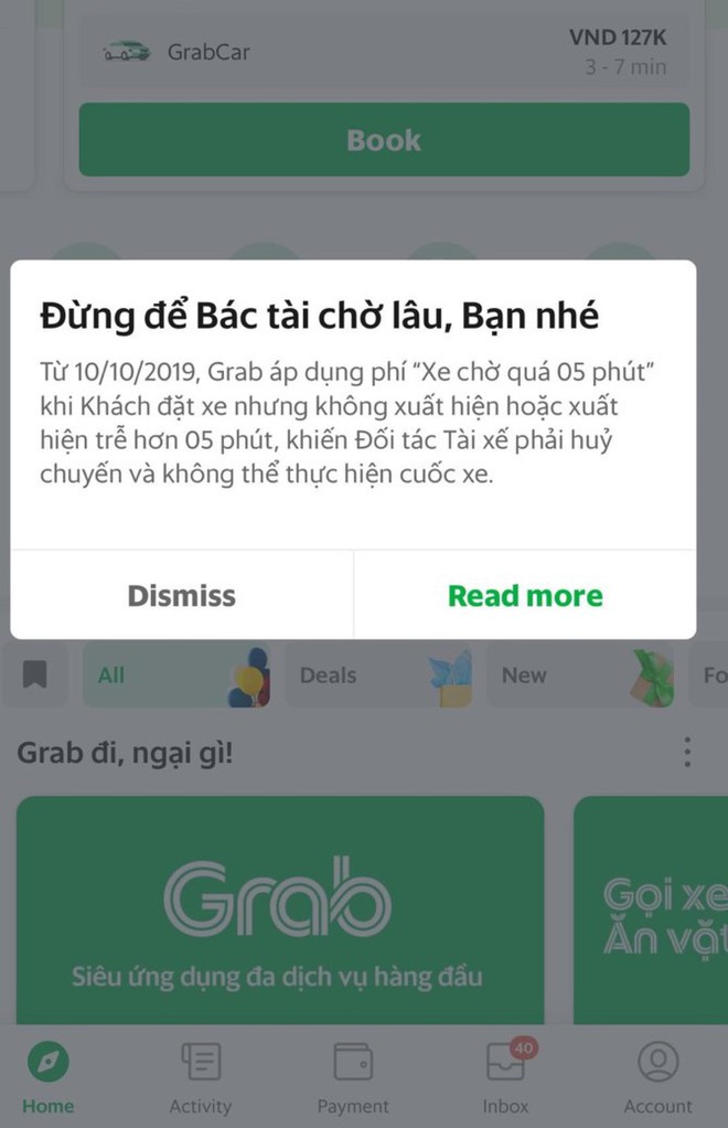 Grab thu phí nếu chờ khách quá 5 phút: Đẩy khó cho khách hàng? - Ảnh 1.