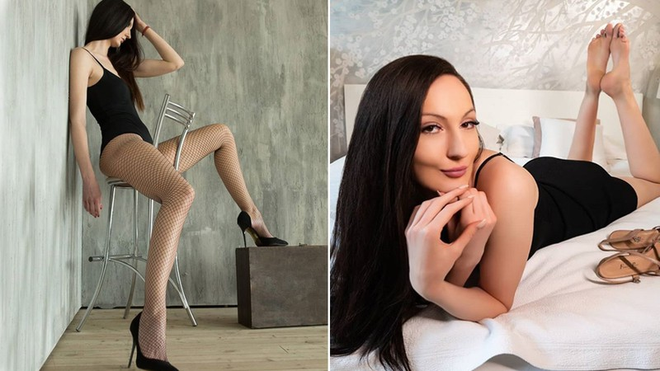 Choáng với người phụ nữ Nga sở hữu đôi chân dài nhất thế giới - Ảnh 1.