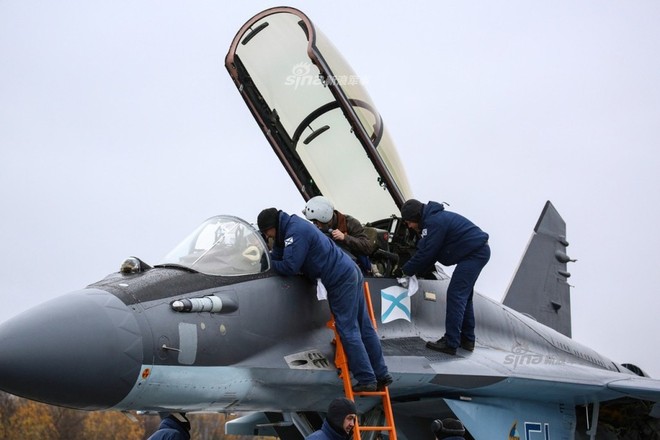 [ẢNH] Nga thay đổi vị trí đóng quân của MiG-29K, dấu chấm hết cho tàu sân bay Đô đốc Kuznetsov? - Ảnh 13.