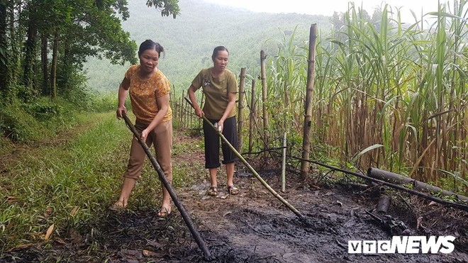 Ảnh: Cận cảnh con suối đen sì gần nhà máy nước sạch sông Đà bị đầu độc bởi dầu thải - Ảnh 5.