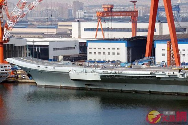 Bất ngờ rò rỉ ảnh tàu sân bay nội địa đầu tiên của Trung Quốc chuẩn bị hoạt động - Ảnh 6.