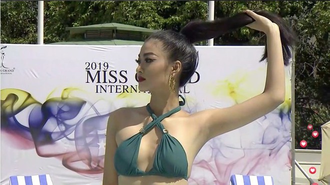 Màn diễn bikini nóng bỏng của Á hậu Kiều Loan tại Hoa hậu Hòa bình thế giới 2019 - Ảnh 2.