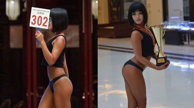 Đường cong gây chao đảo của ‘Hoa hậu siêu vòng ba’ Trung Quốc - Ảnh 1.