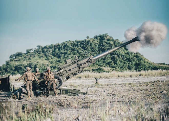 Lựu pháo mạnh nhất thế giới của Quân đội Mỹ khai hỏa dữ dội trên đất Philippines - Ảnh 4.