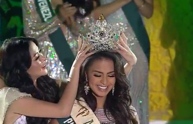 Người đẹp Puerto Rico đăng quang Hoa hậu Trái đất 2019, Hoàng Hạnh trượt top 20 - Ảnh 1.