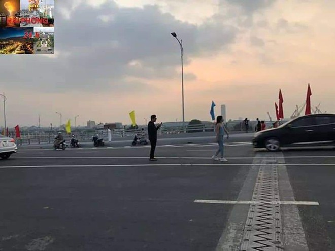 Người dân vô tư đỗ xe check in trên cây cầu hiện đại nhất Hải Phòng - Ảnh 7.