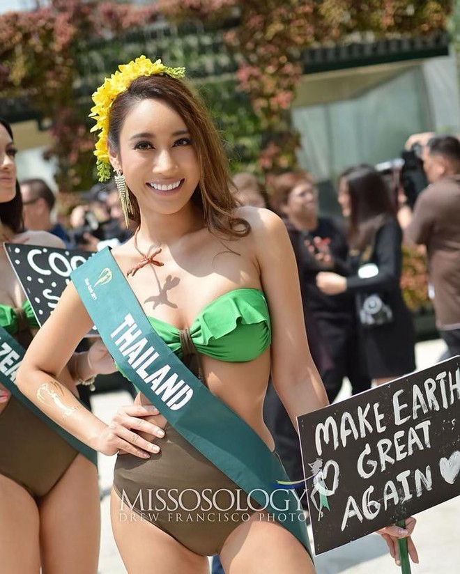 Hoa hậu Trái Đất Thái Lan rách vòng 3 vì bơm quá đà - Ảnh 3.