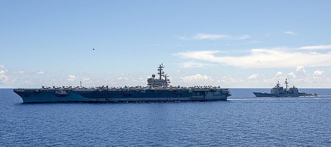 Hải quân Mỹ bật mí về dàn chiến hạm, máy bay mới tập trận ở Biển Đông - Ảnh 4.
