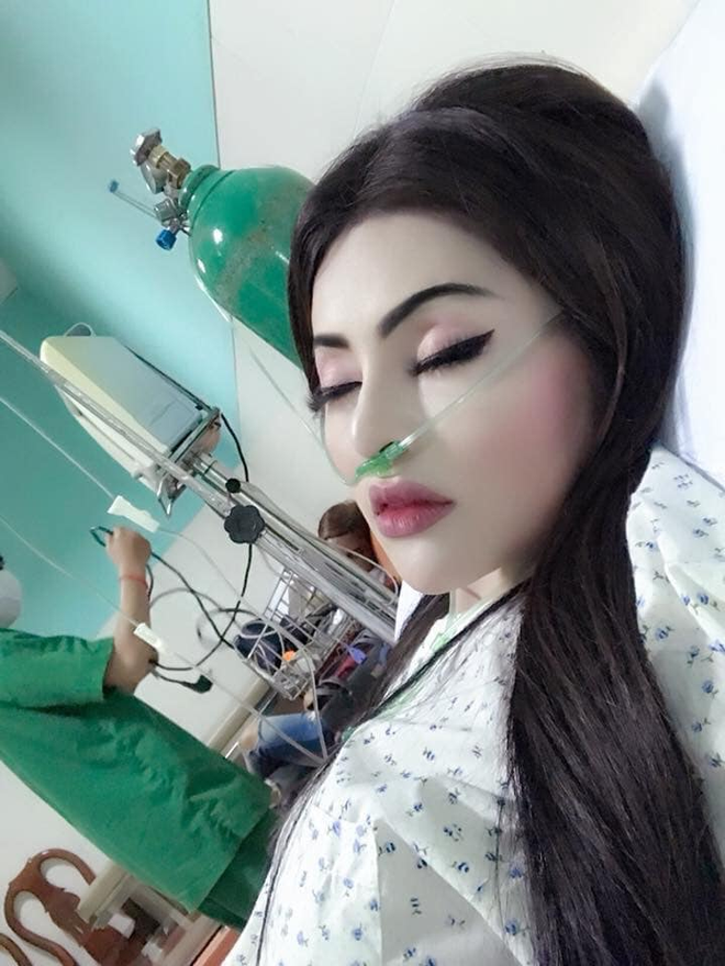 Nghe tin bạn trai tới thăm, cô nàng đang nằm viện vẫn bật dậy make up sương sương nhưng nhìn gương mặt ai nấy đều hết hồn - Ảnh 5.