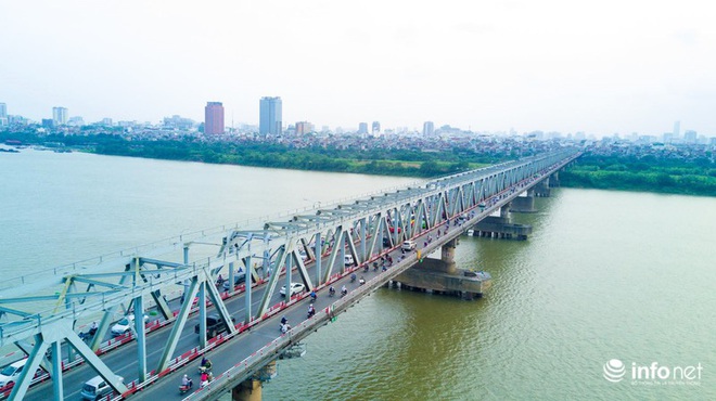 7 cây cầu huyết mạch ở Thủ đô - những dải lụa nhìn từ trên cao trong nắng - Ảnh 5.