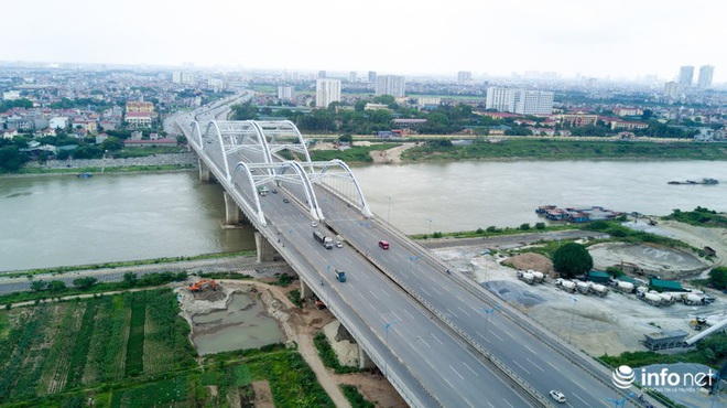 7 cây cầu huyết mạch ở Thủ đô - những dải lụa nhìn từ trên cao trong nắng - Ảnh 7.