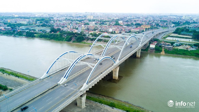 7 cây cầu huyết mạch ở Thủ đô - những dải lụa nhìn từ trên cao trong nắng - Ảnh 8.