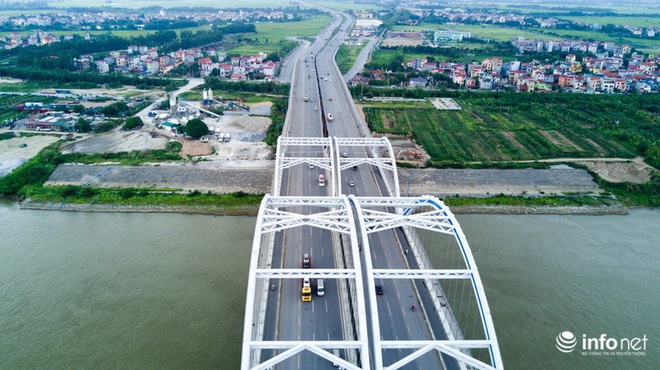 7 cây cầu huyết mạch ở Thủ đô - những dải lụa nhìn từ trên cao trong nắng - Ảnh 9.