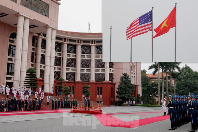 Bộ trưởng Quốc phòng Việt - Mỹ hội kiến tại Hà Nội - Ảnh 3.