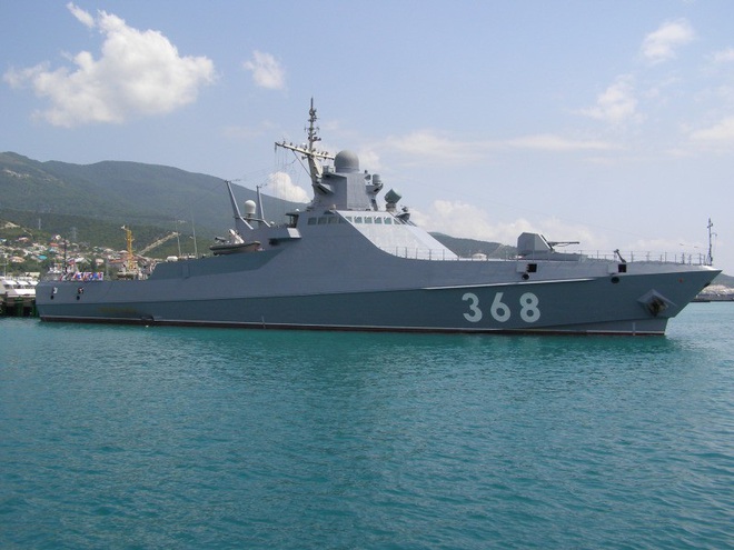 Nga bất ngờ điều chiến hạm tàng hình 1.000 tấn tối tân nhất tới Syria - Ảnh 4.