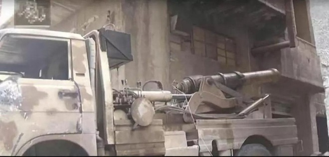 Sửng sốt trước pháo xe tải - vũ khí “độc nhất vô nhị” của phiến quân Syria - Ảnh 5.