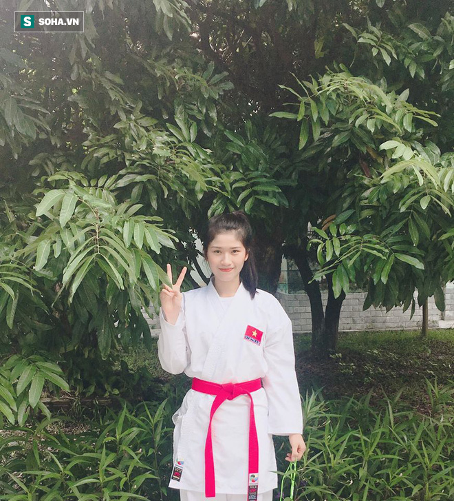 Hot girl Karate Việt Nam tham dự SEA Games 30: Mới gặp không ai nghĩ là một võ sĩ - Ảnh 4.